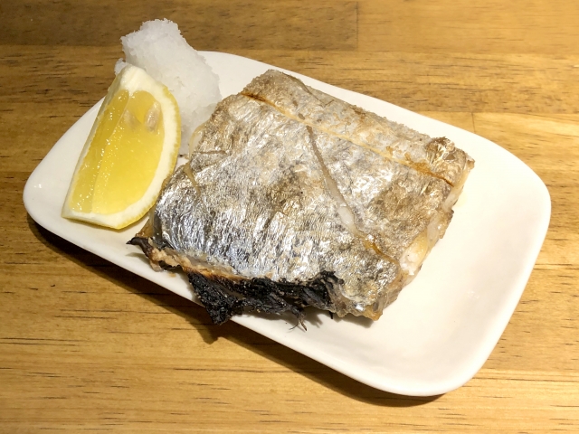 太刀魚の塩焼き